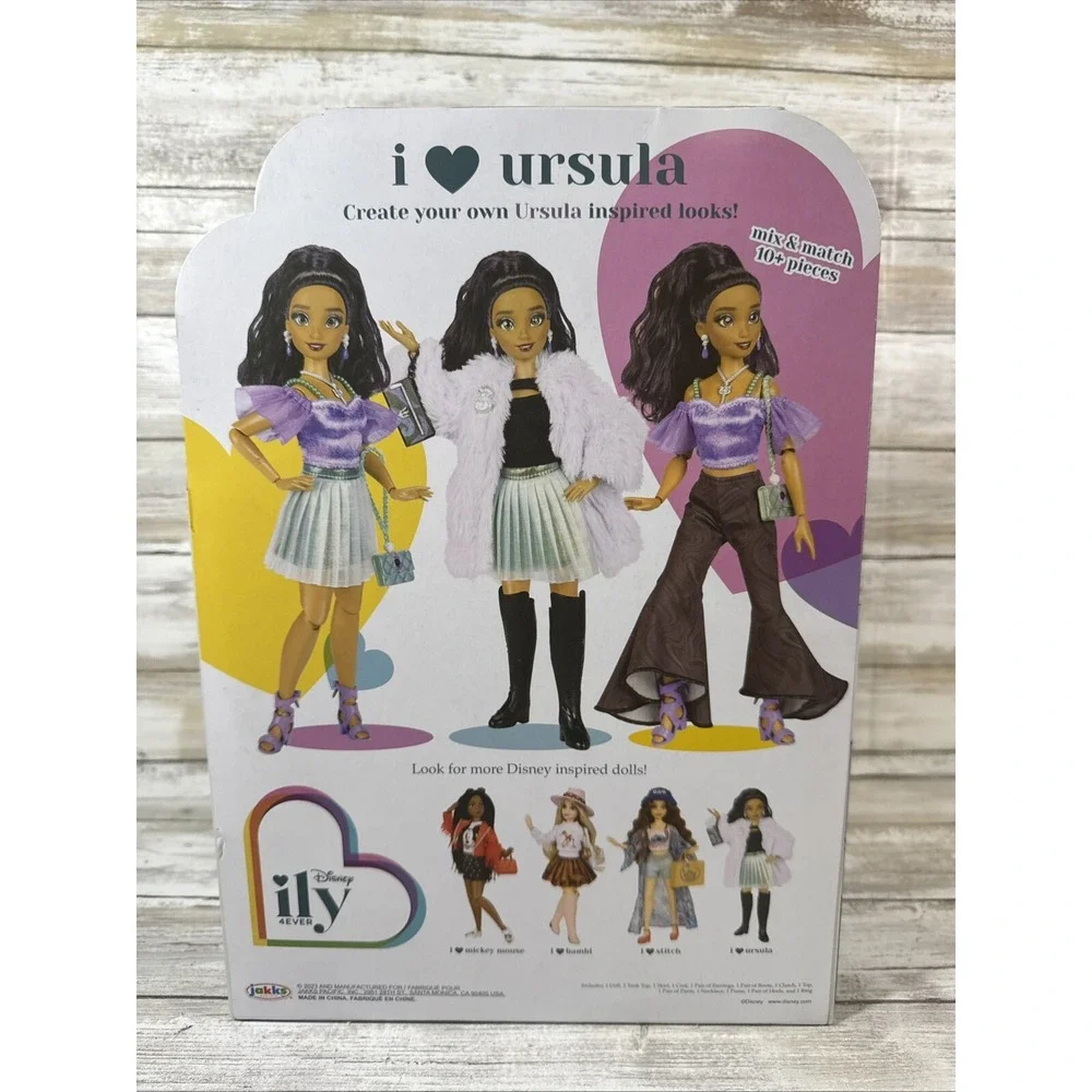 Disney 100 Years Of Wonder Ily 4ever Inspired‎ By Ursula Fashion Doll NEW 2023